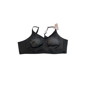 Cacique Unlined Full Coverage No Wire Black Bra 54C